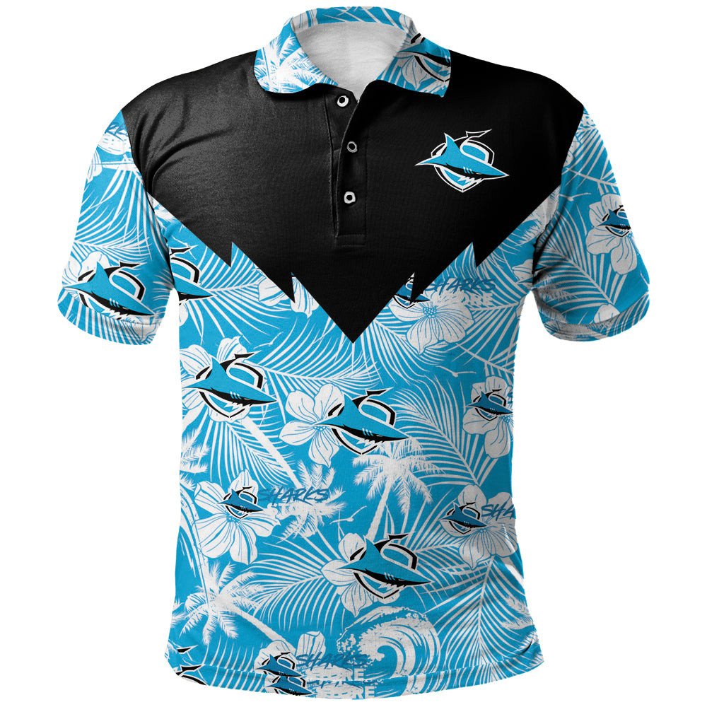 cronulla-sutherland-sharks-polo-shirt-tropical-seamless-nrl