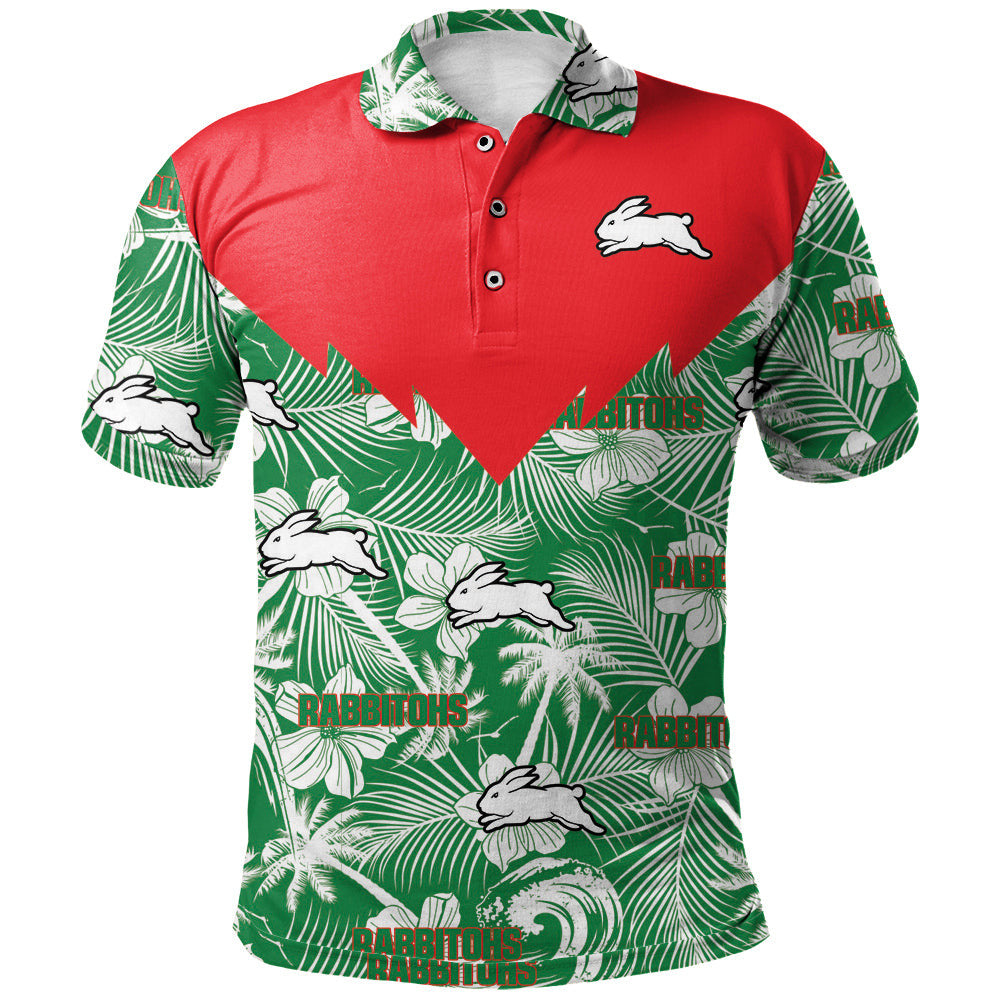 south-sydney-rabbitohs-polo-shirt-tropical-seamless-nrl