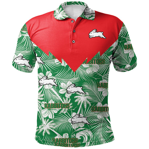 south-sydney-rabbitohs-polo-shirt-tropical-seamless-nrl