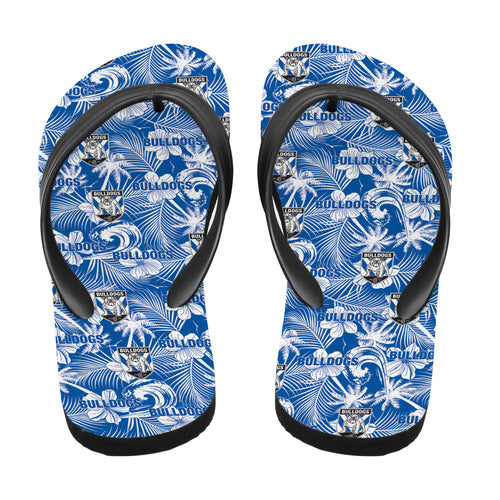 canterbury-bankstown-bulldogs-flip-flop-tropical-seamless-nrl