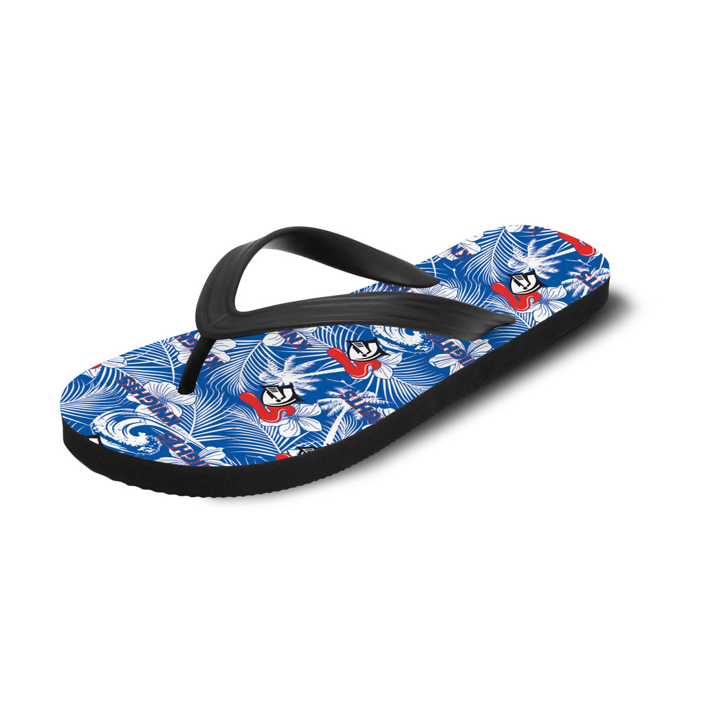 newcastle-knights-flip-flop-tropical-seamless-nrl