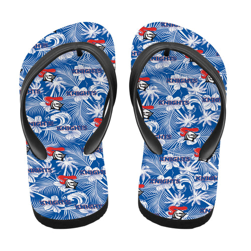 newcastle-knights-flip-flop-tropical-seamless-nrl