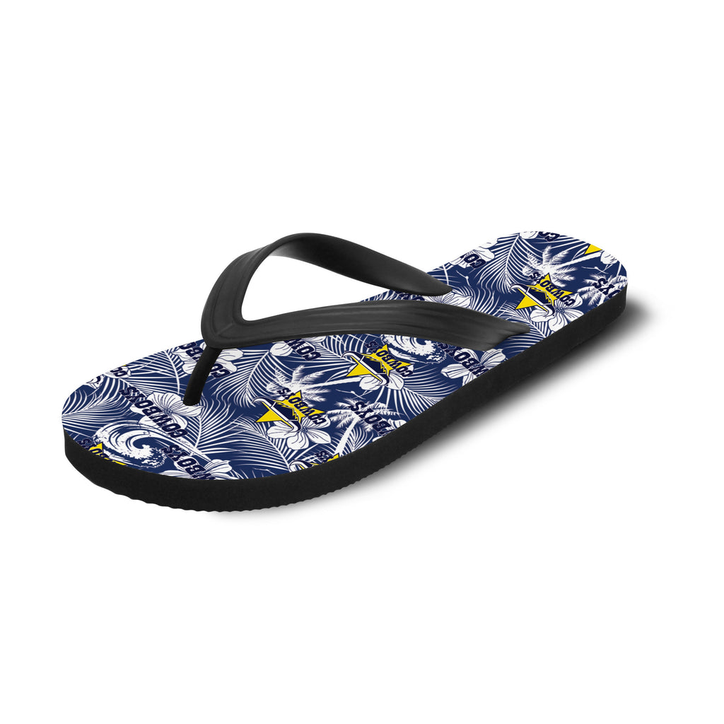 north-queensland-cowboys-flip-flop-tropical-seamless-nrl