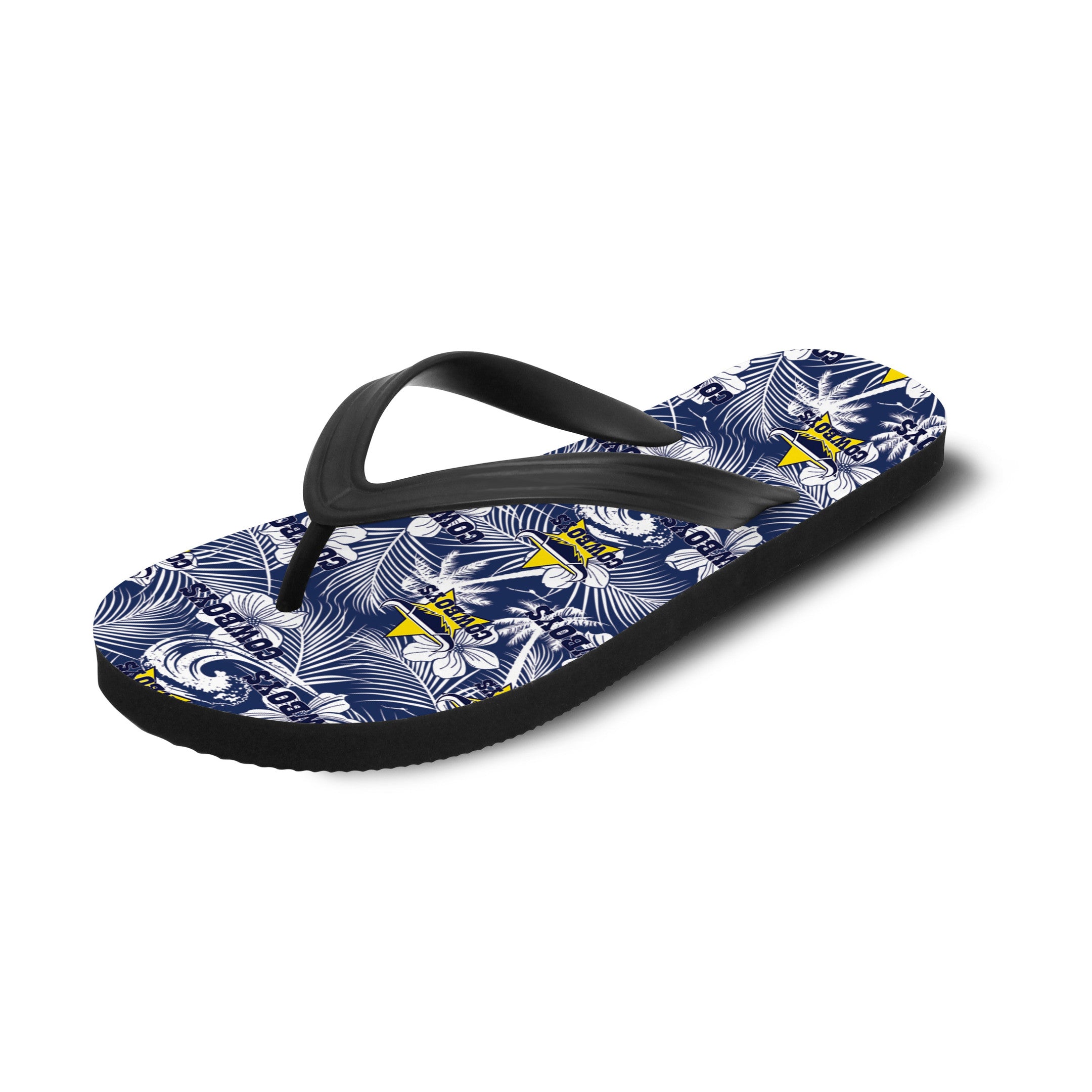 north-queensland-cowboys-flip-flop-tropical-seamless-nrl