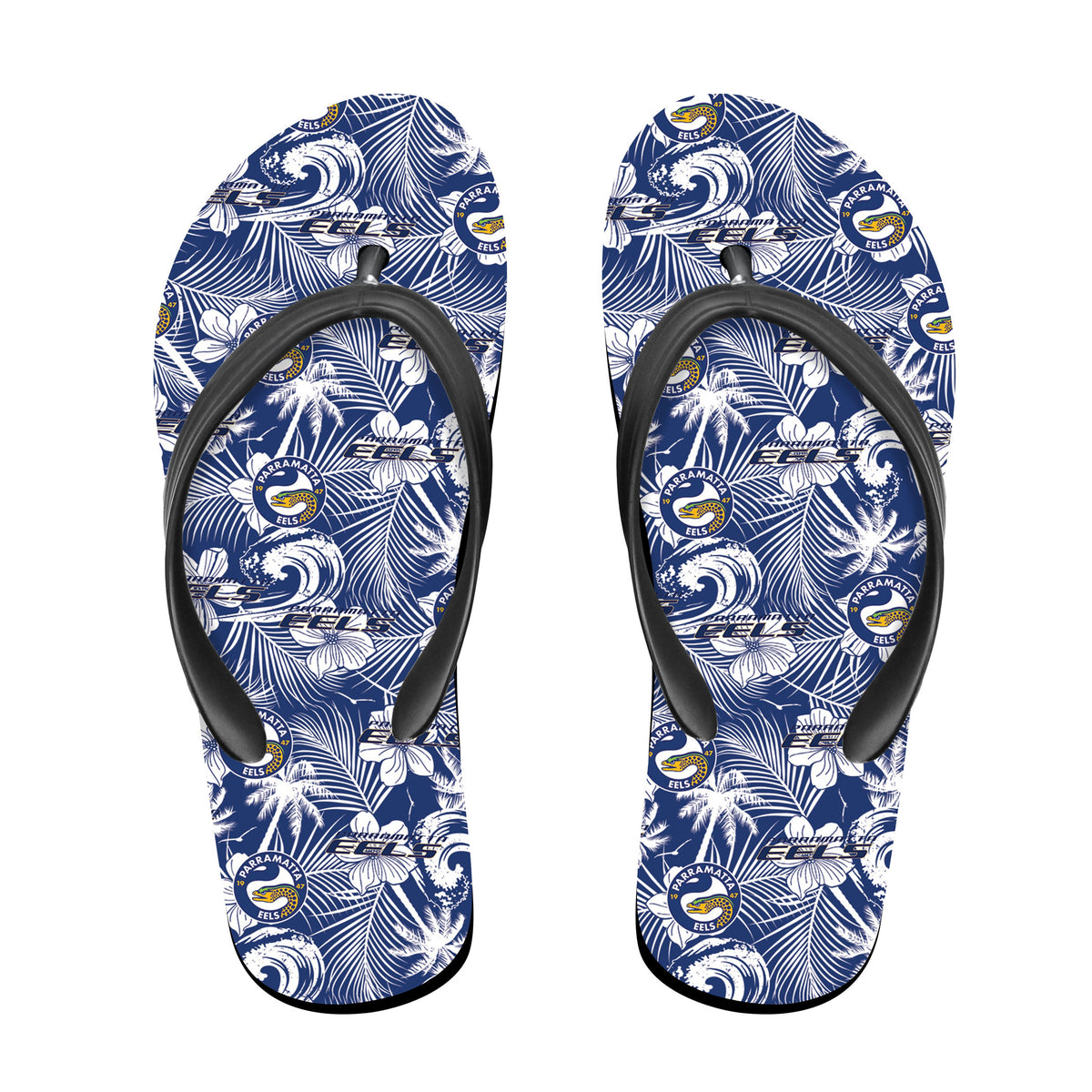parramatta-eels-flip-flop-tropical-seamless-nrl
