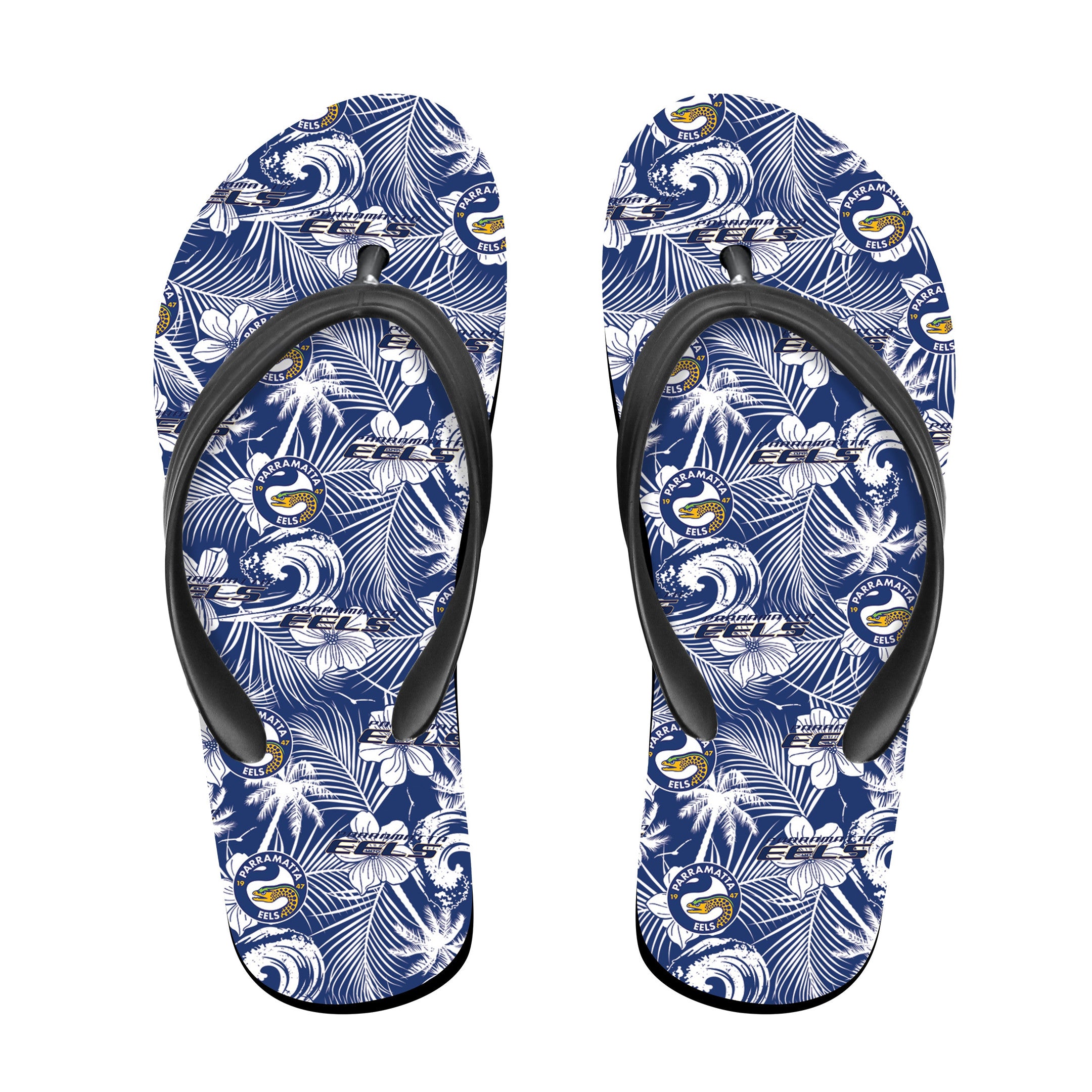 parramatta-eels-flip-flop-tropical-seamless-nrl
