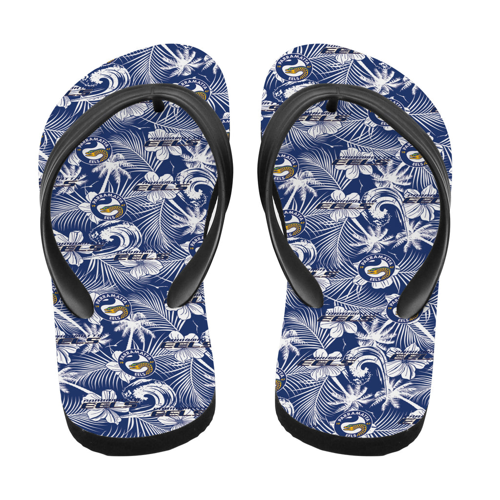 parramatta-eels-flip-flop-tropical-seamless-nrl