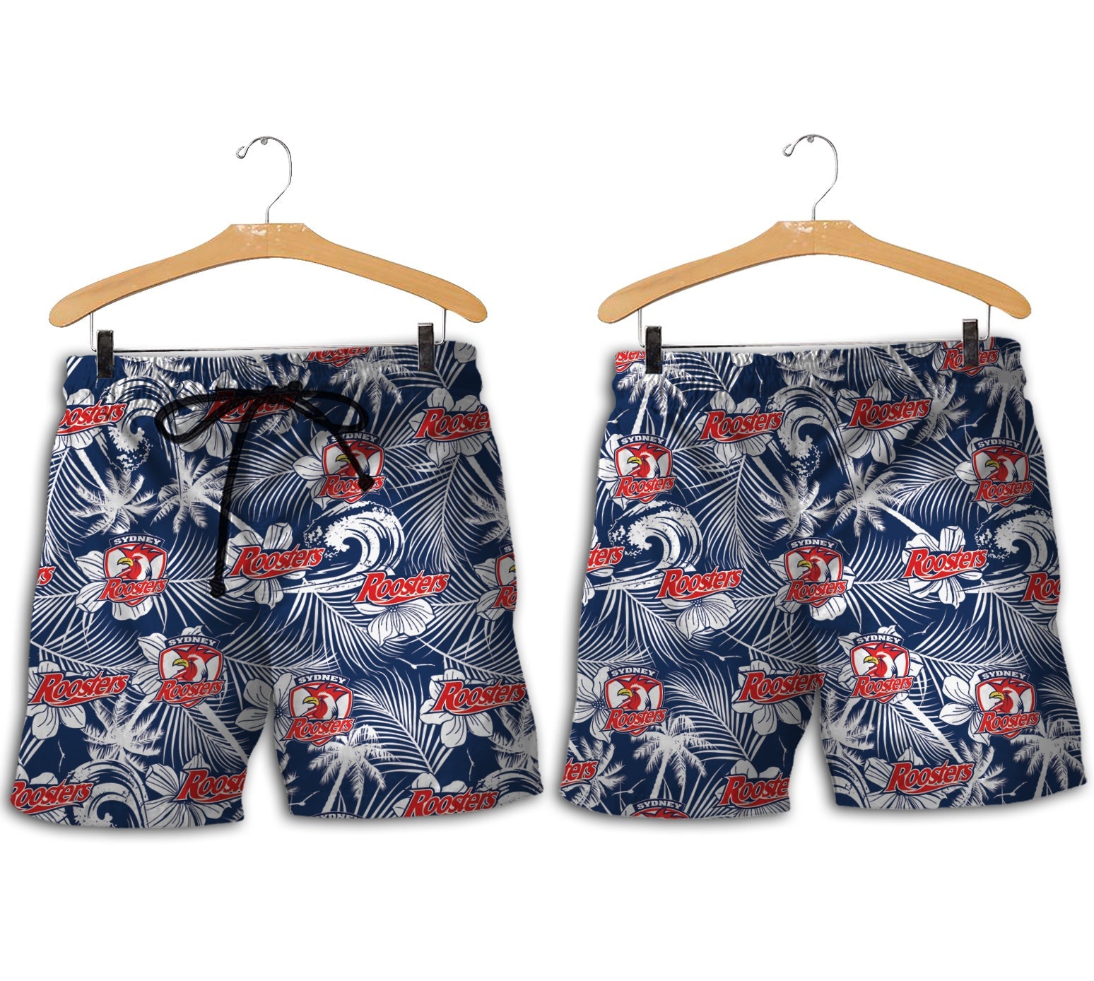 sydney-roosters-men-shorts-tropical-seamless-nrl