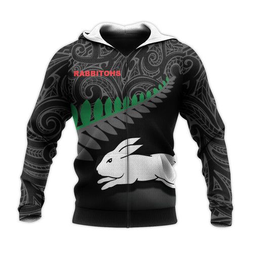 south-sydney-rabbitohs-hoodie-rugby-maori-for-kid-nrl