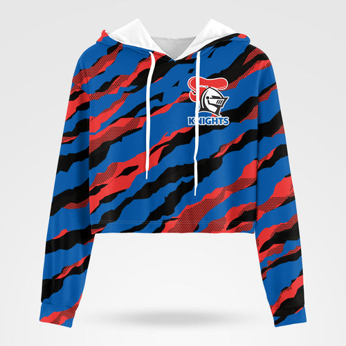 newcastle-knights-croptop-hoodie-sport-style-keep-go-on-nrl