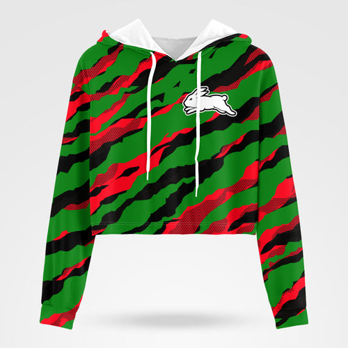 south-sydney-rabbitohs-croptop-hoodie-sport-style-keep-go-on-nrl