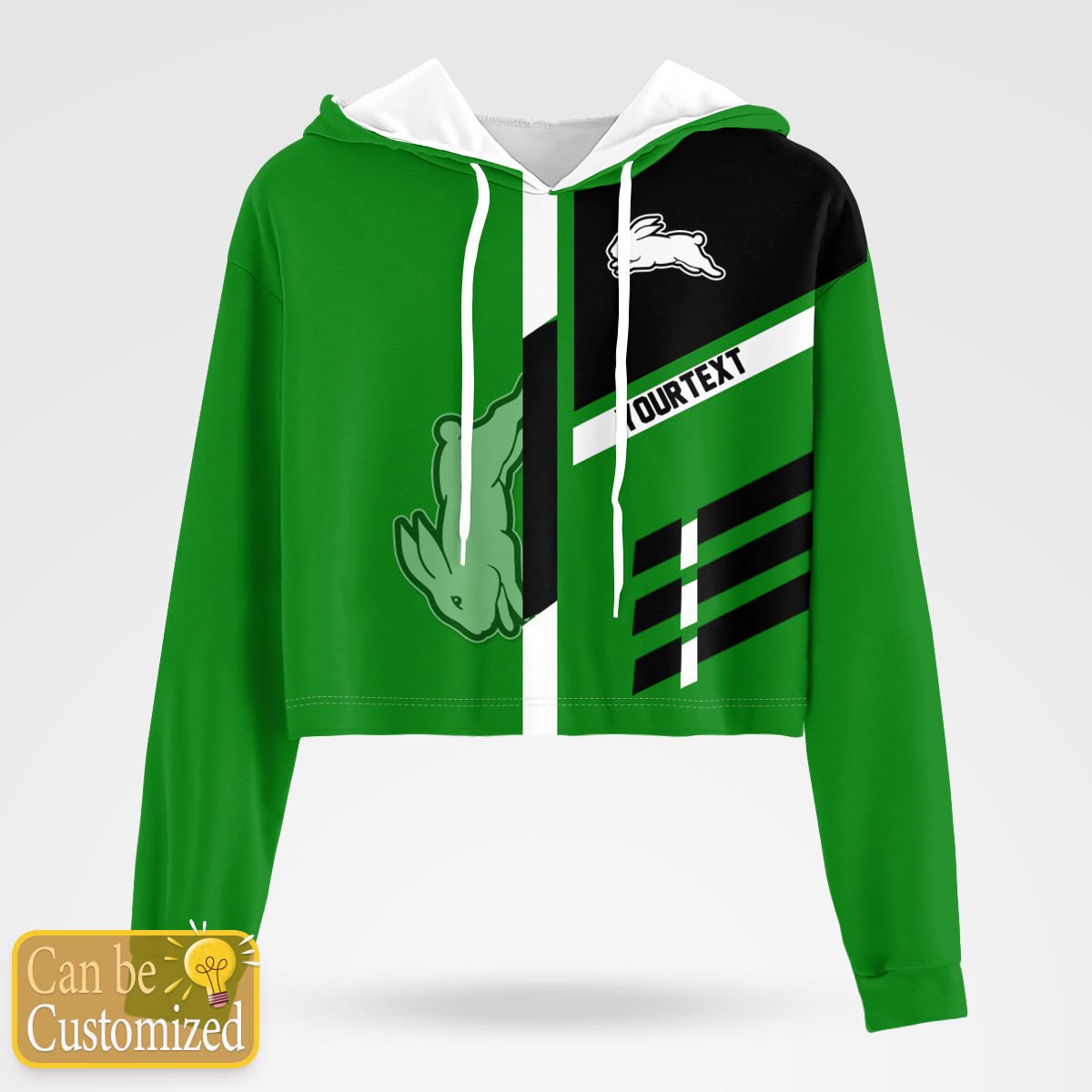 south-sydney-rabbitohs-croptop-hoodie-sport-style-custom-nrl