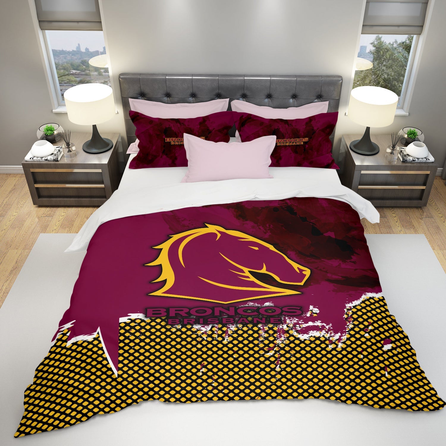 brisbane-broncos-bedding-set-net-pattern-grunge-style-nrl