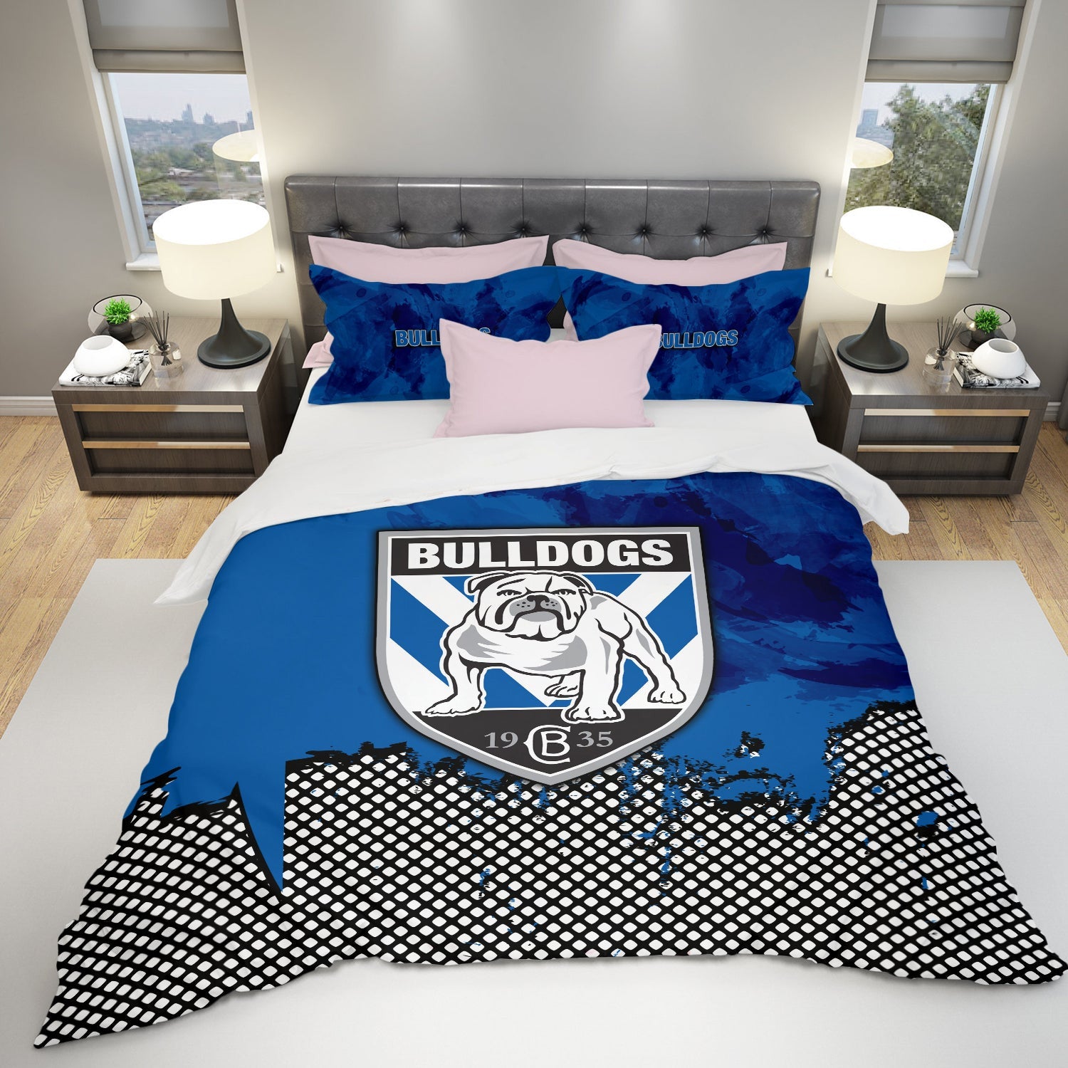 canterbury-bankstown-bulldogs-bedding-set-net-pattern-grunge-style-nrl