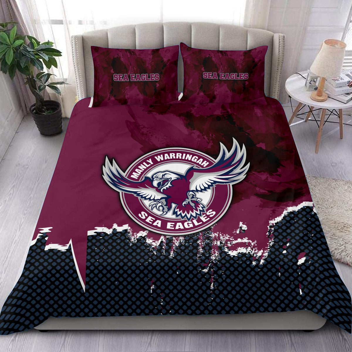 manly-warringah-sea-eagles-bedding-set-net-pattern-grunge-style-nrl