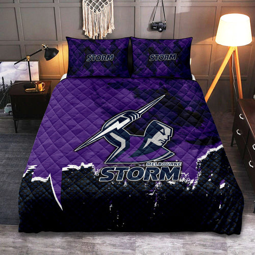 melbourne-storm-quilt-bed-set-net-pattern-grunge-style-nrl