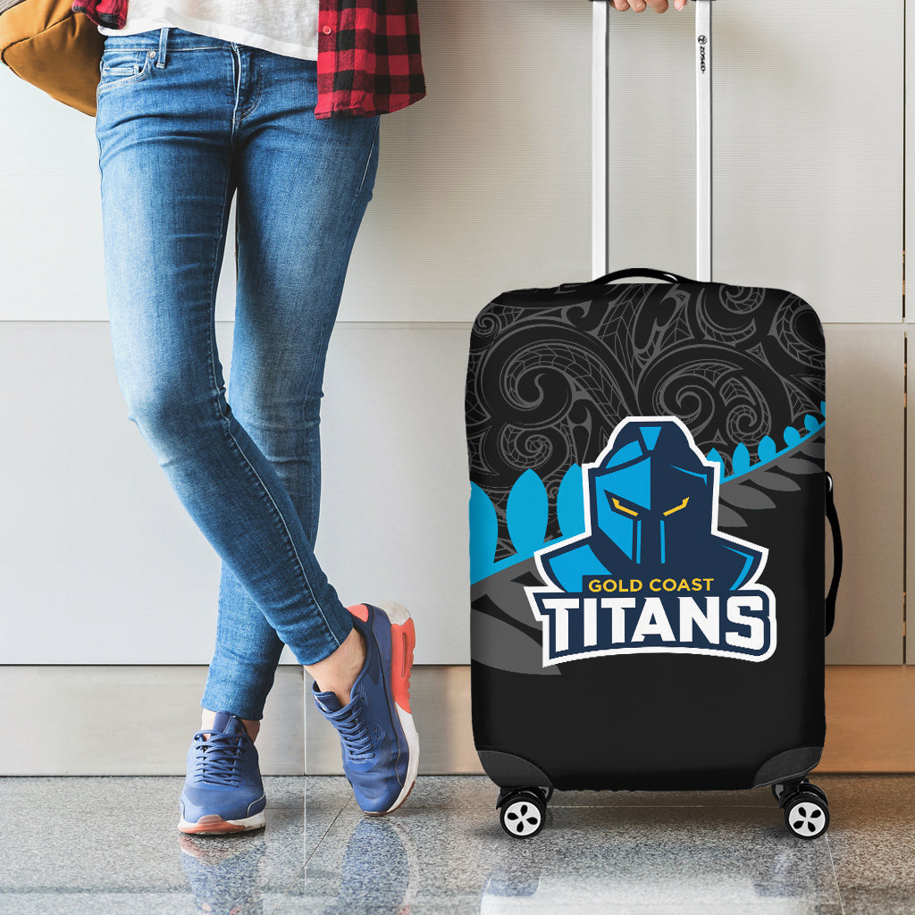 gold-coast-titans-luggage-cover-rugby-maori-nrl