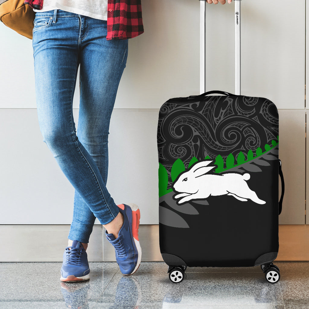 south-sydney-rabbitohs-luggage-cover-rugby-maori-nrl