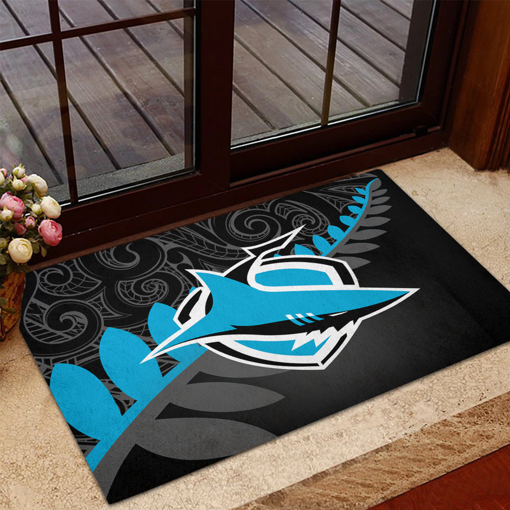 cronulla-sutherland-sharks-door-mat-rugby-maori-nrl
