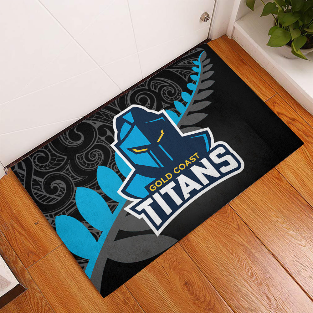 gold-coast-titans-door-mat-rugby-maori-nrl