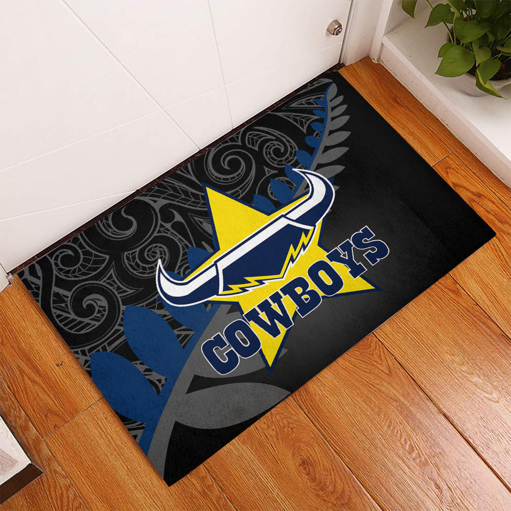 north-queensland-cowboys-door-mat-rugby-maori-nrl