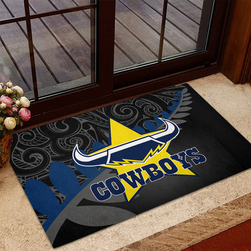 north-queensland-cowboys-door-mat-rugby-maori-nrl
