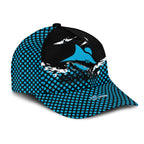 cronulla-sutherland-sharks-classic-cap-net-pattern-grunge-style-nrl