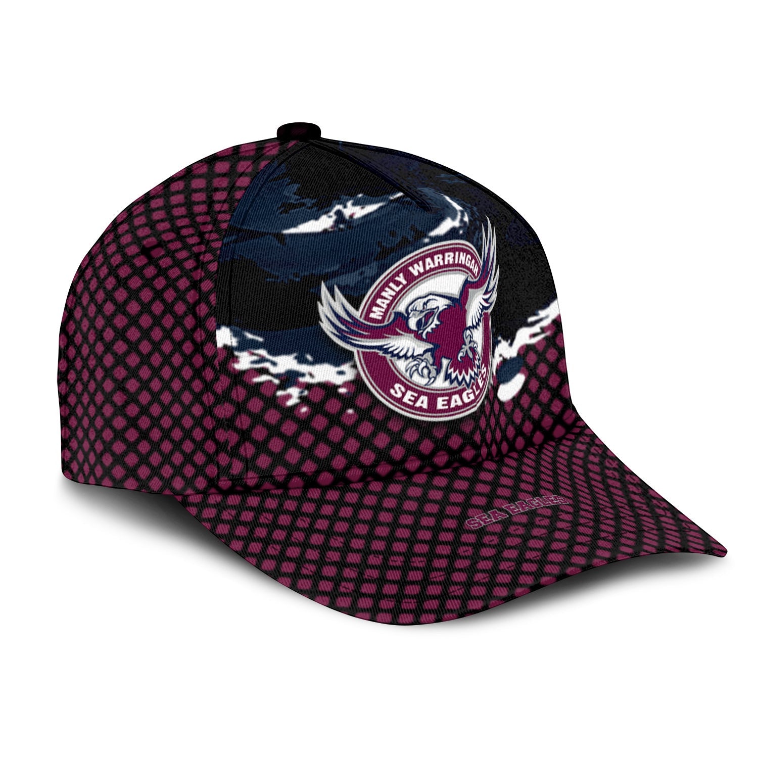 manly-warringah-sea-eagles-classic-cap-net-pattern-grunge-style-nrl