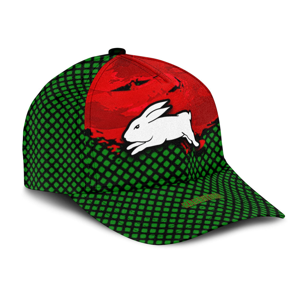 south-sydney-rabbitohs-classic-cap-net-pattern-grunge-style-nrl