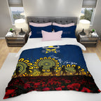 north-queensland-cowboys-bedding-set-aboriginal-rugby-anzac-day-poppy-with-soldiers-nrl