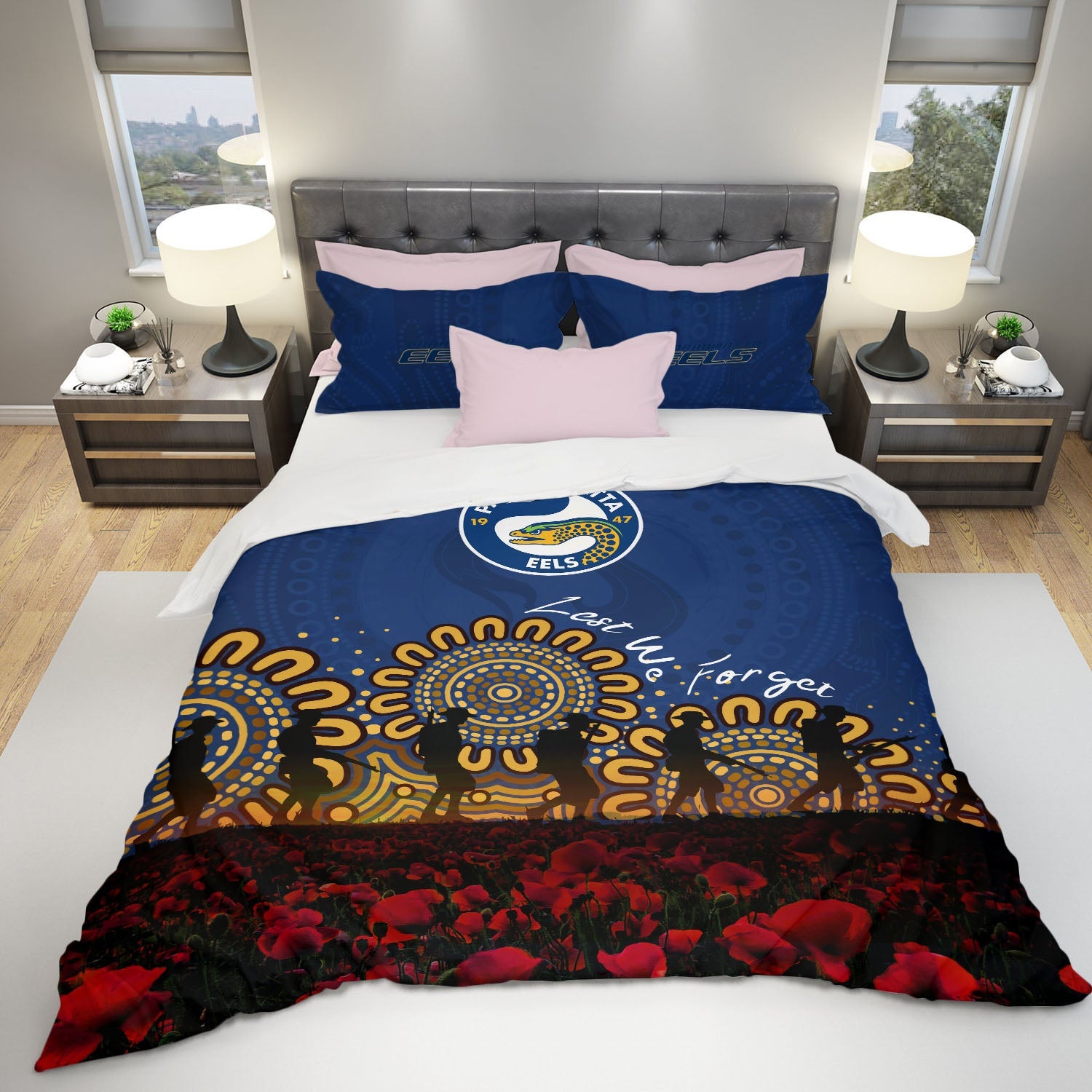 parramatta-eels-bedding-set-aboriginal-rugby-anzac-day-poppy-with-soldiers-nrl