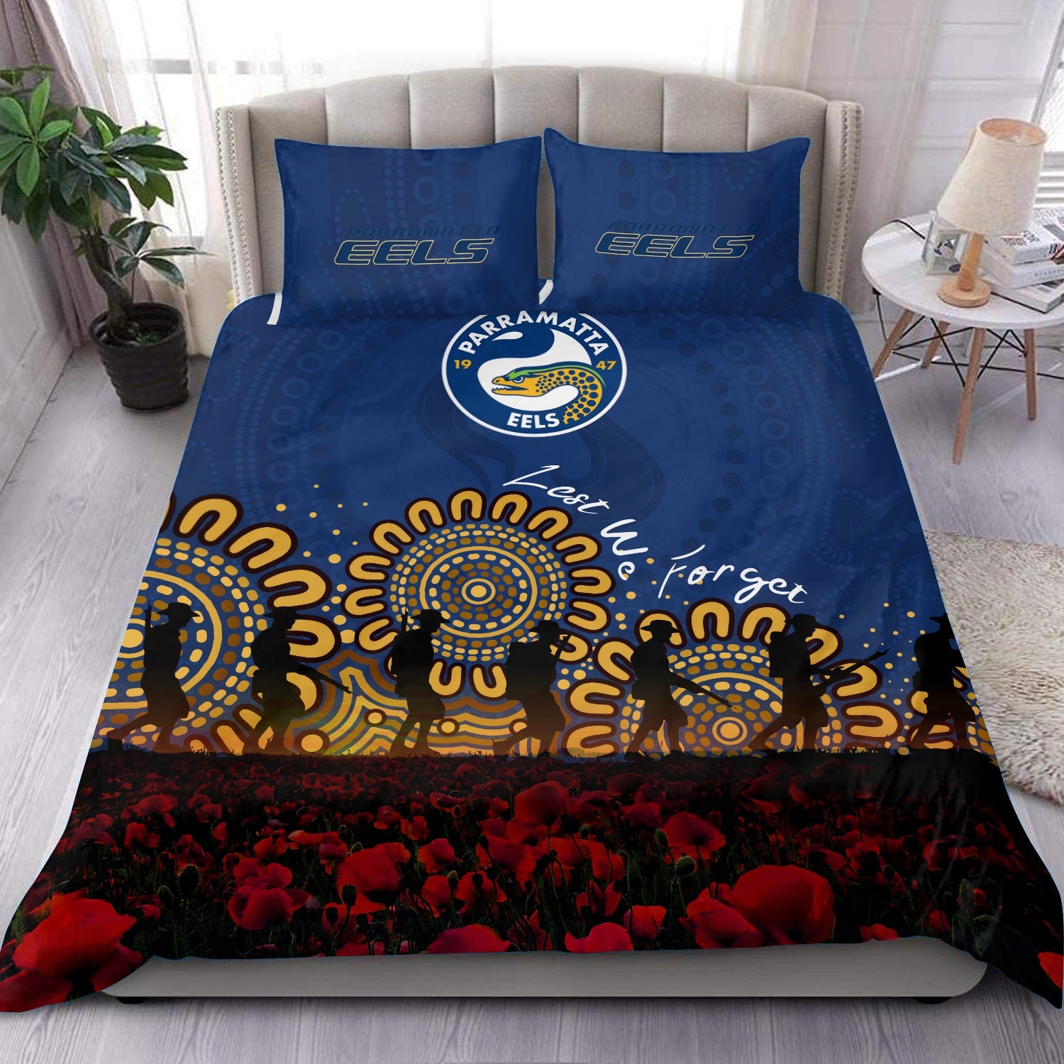 parramatta-eels-bedding-set-aboriginal-rugby-anzac-day-poppy-with-soldiers-nrl