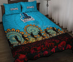 gold-coast-titans-quilt-bed-set-aboriginal-rugby-anzac-day-poppy-with-soldiers-nrl