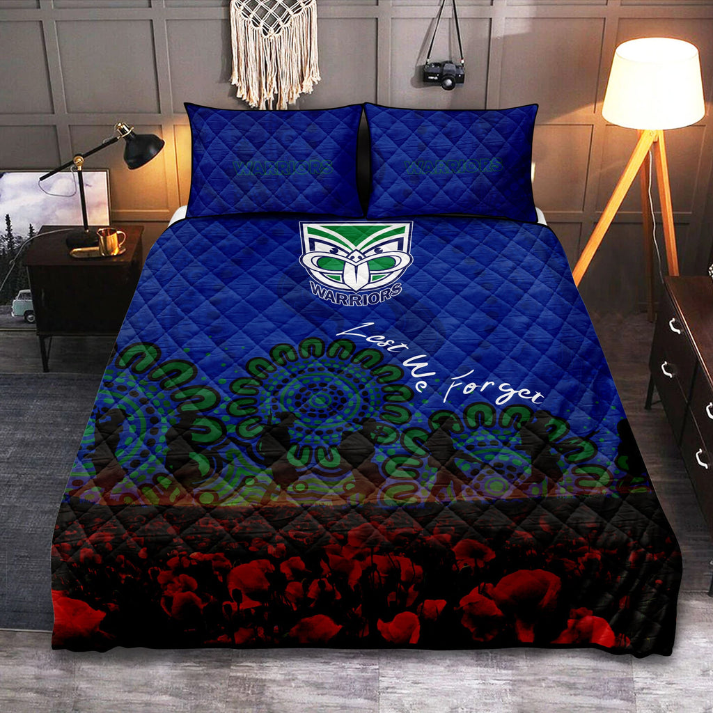 new-zealand-warriors-quilt-bed-set-aboriginal-rugby-anzac-day-poppy-with-soldiers-nrl