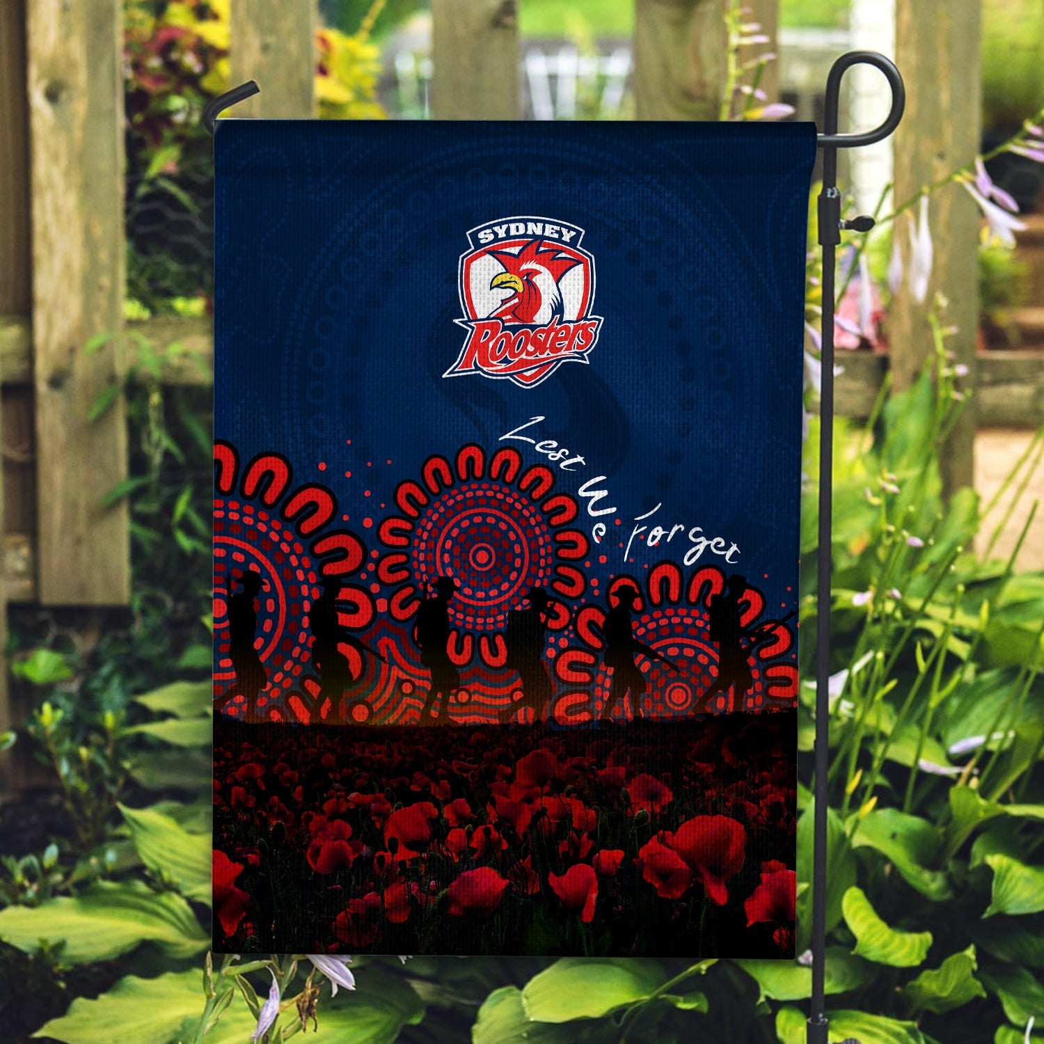 sydney-roosters-flags-aboriginal-rugby-anzac-day-poppy-with-soldiers-nrl