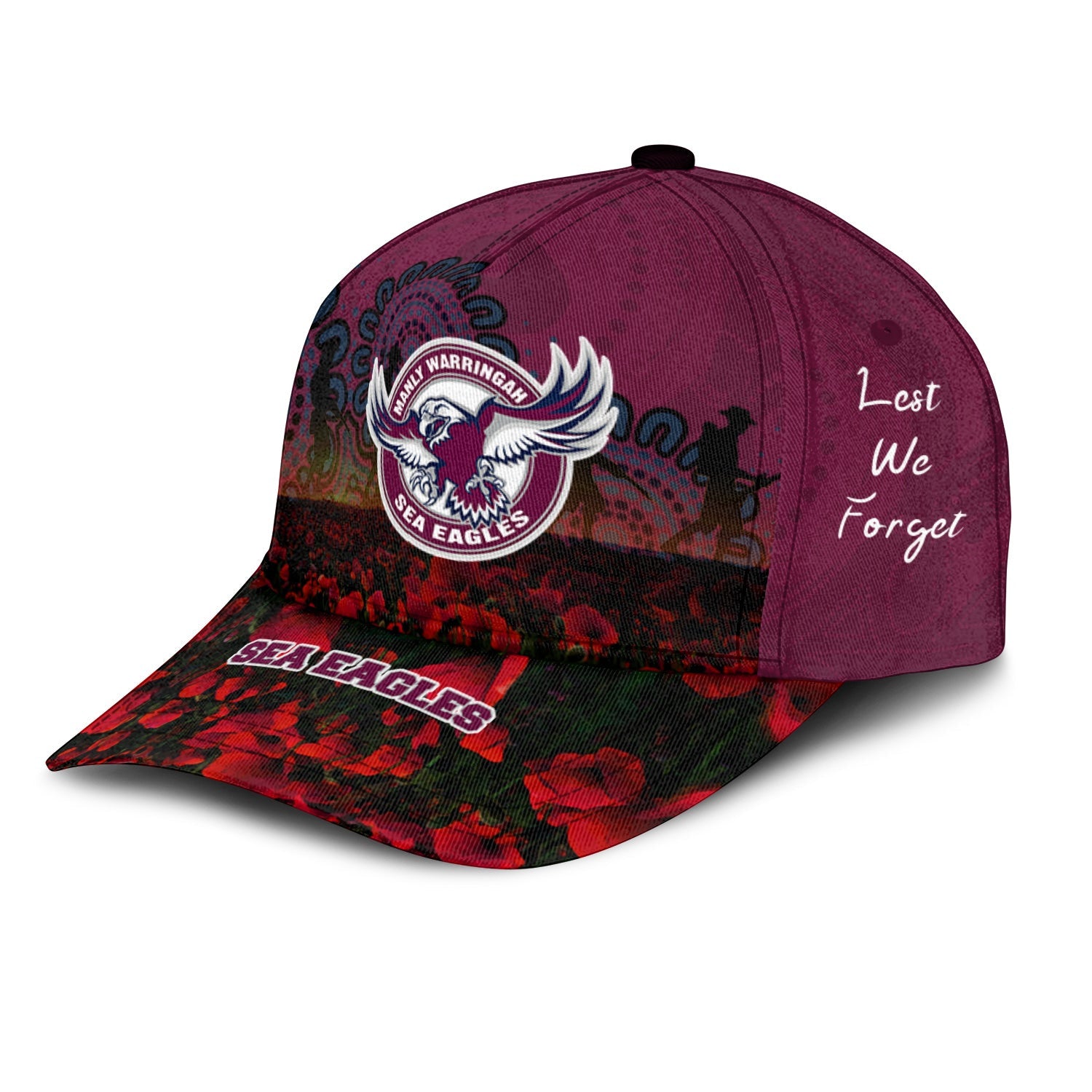 manly-warringah-sea-eagles-cap-aboriginal-rugby-anzac-day-poppy-with-soldiers-nrl