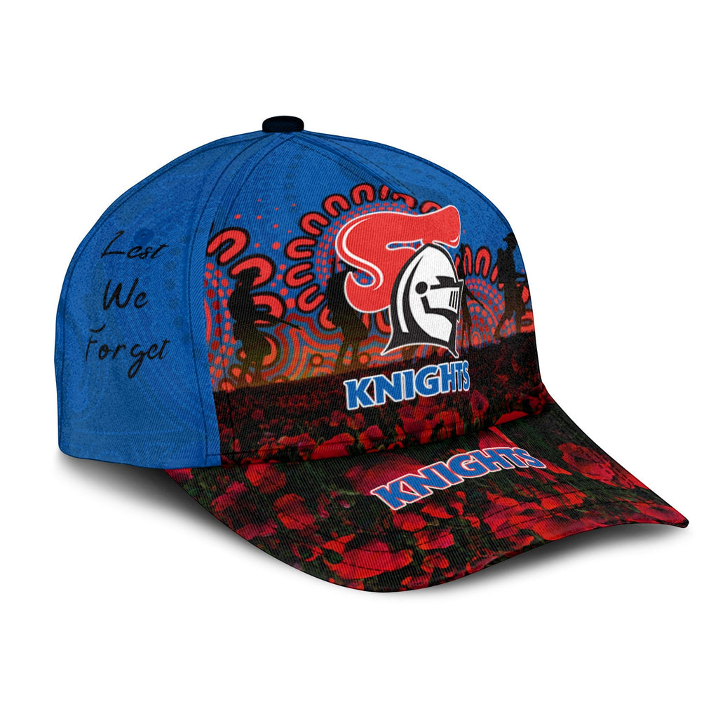 newcastle-knights-cap-aboriginal-rugby-anzac-day-poppy-with-soldiers-nrl
