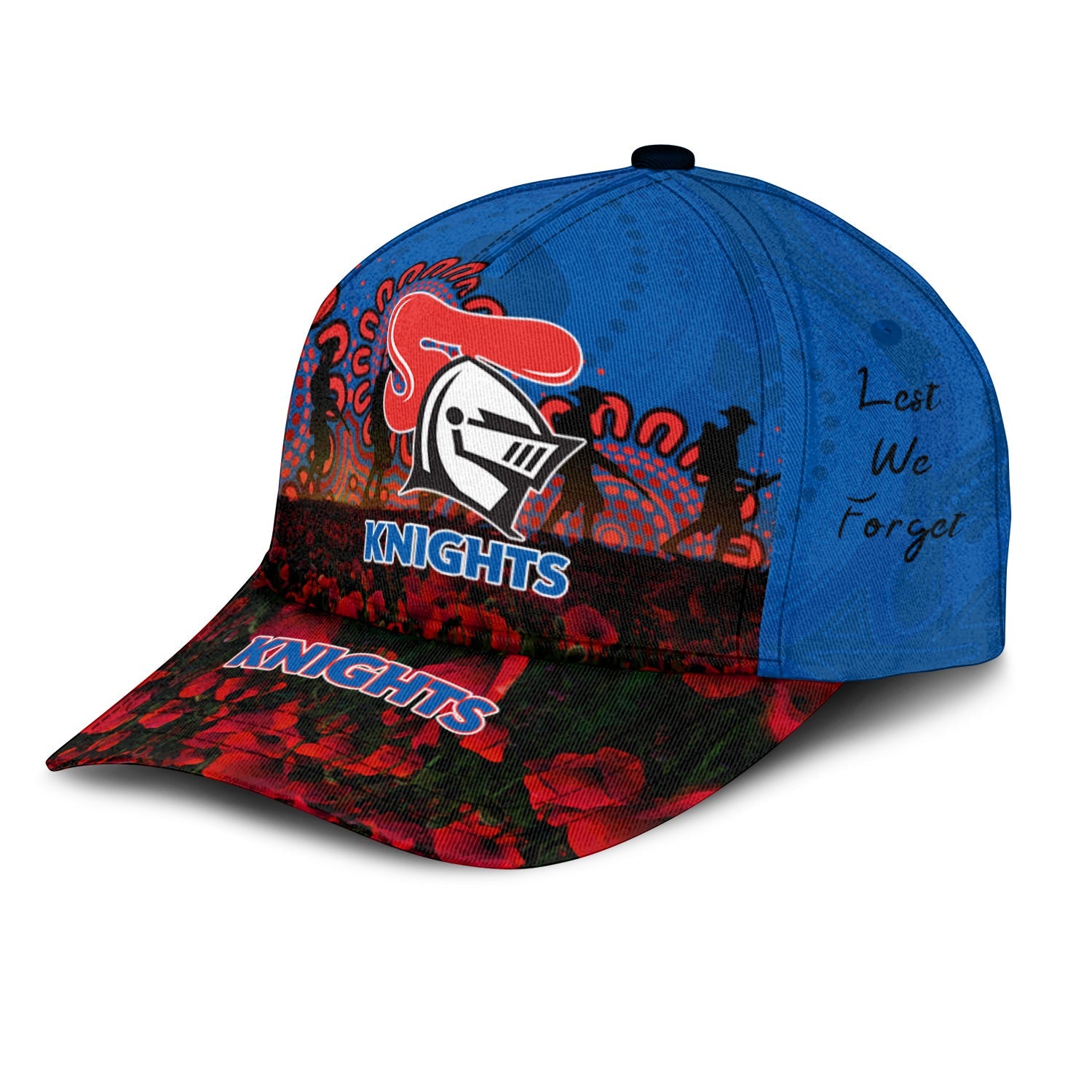 newcastle-knights-cap-aboriginal-rugby-anzac-day-poppy-with-soldiers-nrl