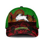 south-sydney-rabbitohs-cap-aboriginal-rugby-anzac-day-poppy-with-soldiers-nrl