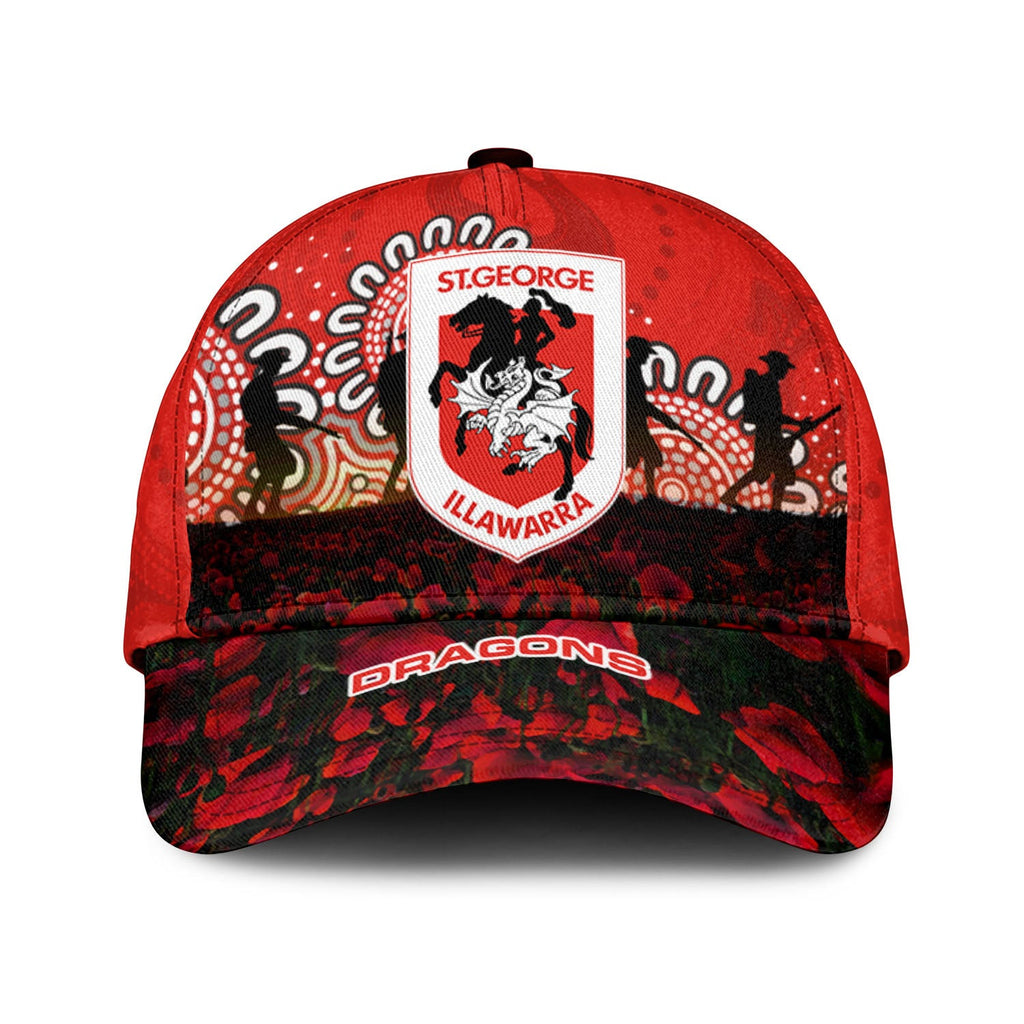 st-george-illawarra-dragons-cap-aboriginal-rugby-anzac-day-poppy-with-soldiers-nrl