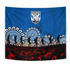 canterbury-bankstown-bulldogs-tapestry-aboriginal-rugby-anzac-day-poppy-with-soldiers-nrl