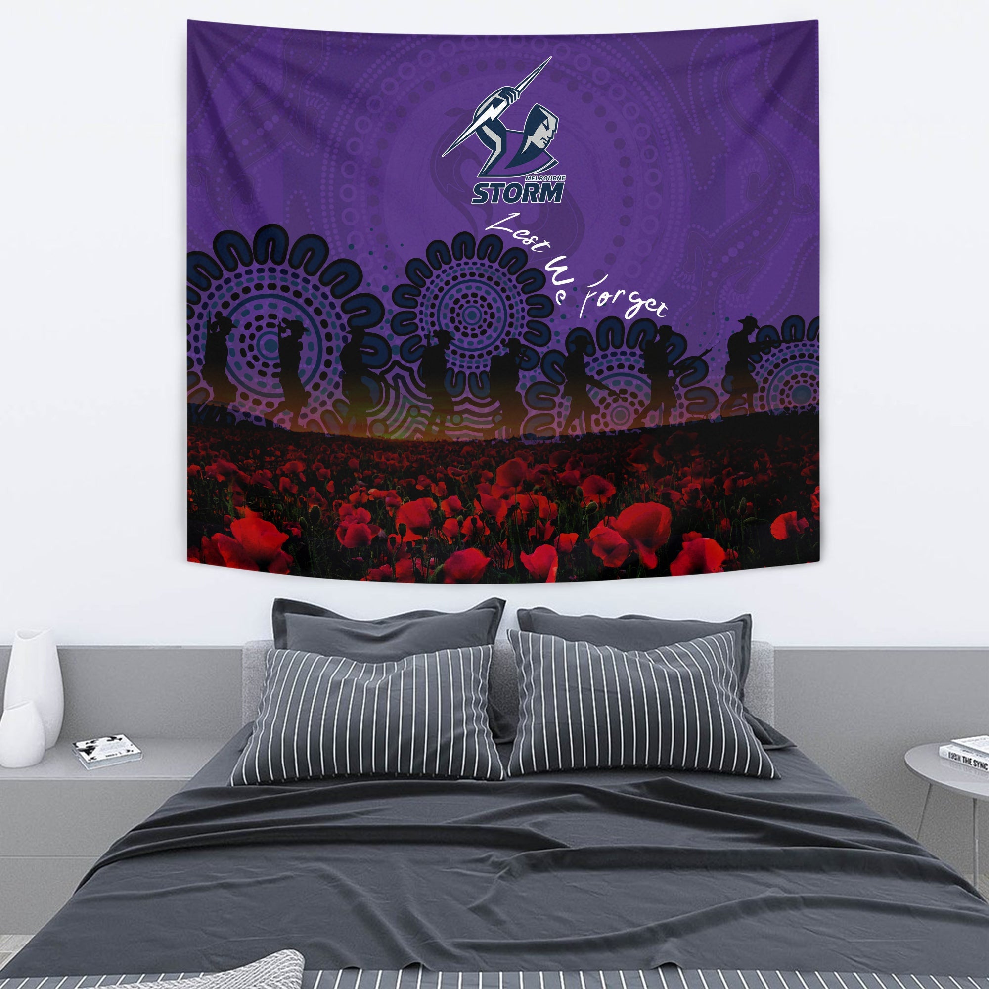 melbourne-storm-tapestry-aboriginal-rugby-anzac-day-poppy-with-soldiers-nrl