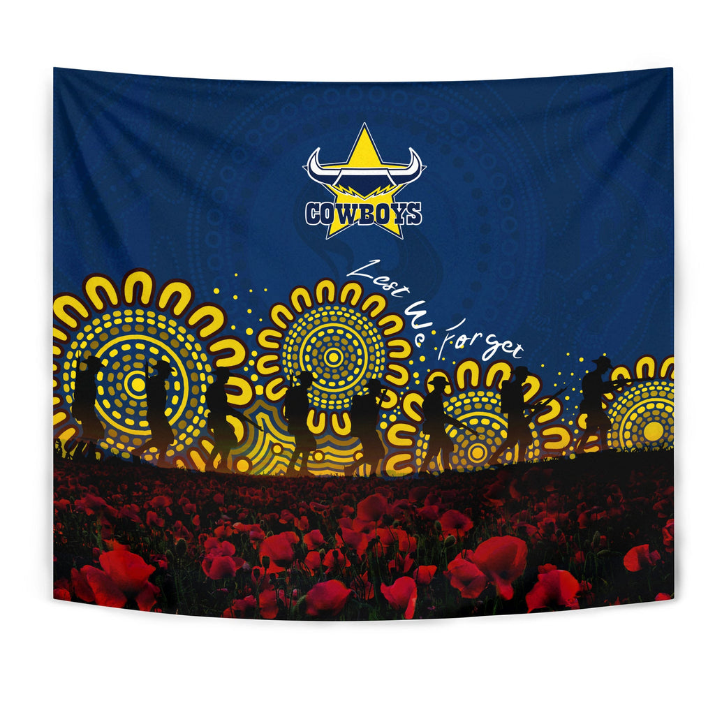 north-queensland-cowboys-tapestry-aboriginal-rugby-anzac-day-poppy-with-soldiers-nrl