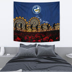 parramatta-eels-tapestry-aboriginal-rugby-anzac-day-poppy-with-soldiers-nrl