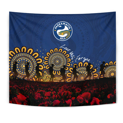 parramatta-eels-tapestry-aboriginal-rugby-anzac-day-poppy-with-soldiers-nrl