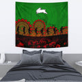 south-sydney-rabbitohs-tapestry-aboriginal-rugby-anzac-day-poppy-with-soldiers-nrl