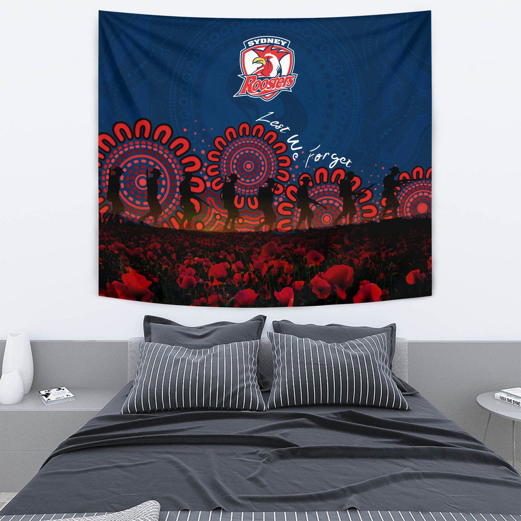sydney-roosters-tapestry-aboriginal-rugby-anzac-day-poppy-with-soldiers-nrl