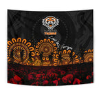 wests-tigers-tapestry-aboriginal-rugby-anzac-day-poppy-with-soldiers-nrl