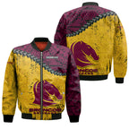 brisbane-broncos-bomber-jacket-grunge-polynesian-tattoo-nrl