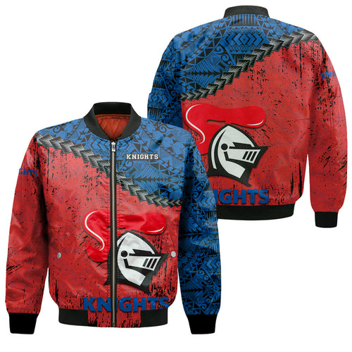 newcastle-knights-bomber-jacket-grunge-polynesian-tattoo-nrl